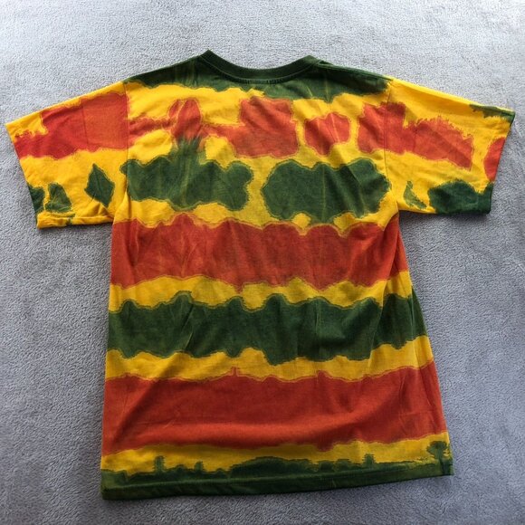 Bob Marley Men's T-Shirt Medium Tie-Dye Short Sleeve Hippie Casual - Picture 9 of 9